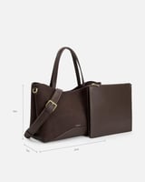 شنطة نسائية تتكلم بلغة الأناقة بلون بني