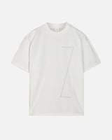 تي شيرت رجالي من القطن باللون الأبيض