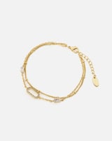 طقم نسائي متفرد أساور و ساعة من الجلد بلون أزرق