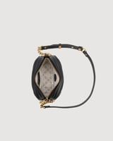 ‎ شنطة سحاب النسائية بلون أسود