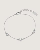 اسوارة نسائية بتصميم راقي بلون فضي