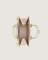 شنطة شمس النسائية بلون وردي و أخضر