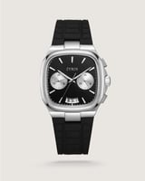 ساعة بدر الرجالية بلون أسود