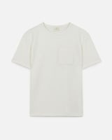 تي شيرت نسائي من القطن باللون الأبيض