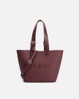 شنطة بتصميم واسع تكفي لأغراضك بلون عودي