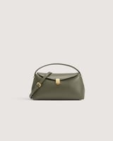 شنطة نسائية بمقاس مثالي بلون زيتي