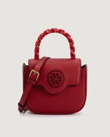 ‎ شنطة نسائية أنيقة بلون أحمر