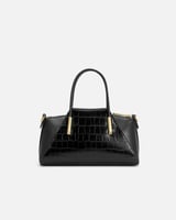 شنطة نسائية تعبر عن الثقة بمقاس متوسط بلون أسود