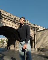 ساعة رجالية اتوماتيك بلون فضي