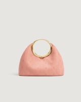 شنطة نسائية بحجم صغير وبلون وردي