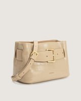 شنطة نسائية بمقاس لكل يوم بلون بيج