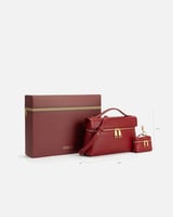 شنطة نسائية لكل يوم بلون أحمر