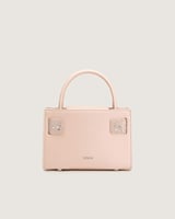 شنطة بريق النسائية جلد بلون وردي