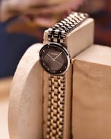 ساعة دُرة النسائية ستيل بلون ذهبي وفضي