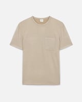 تي شيرت نسائي من القطن باللون البني