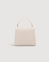 شنطة نسائية بتصميم جذاب بلون بيج