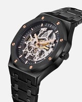 ساعة رجالية اتوماتيك بلون أسود