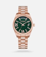 ساعة نسائية ستيل بلون روز قولد