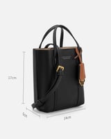 شنطة نسائيةبتصميم عصري بلون أسود