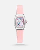 ساعة أطفال بسير ربل بلون وردي