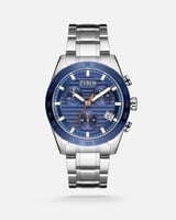 ساعة رجالية ستيل باللون الفضي