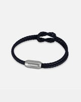 سوار رجالي من الجلد باللون الأزرق