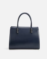 ‎ شنطة نسائية بتصميم كلاسيك بلون أزرق