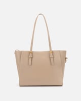 شنطة نسائية بتصميم كلاسيك بلون بني