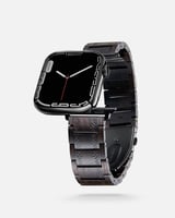 سوار ساعة آبل من الخشب بتصميم أنيق