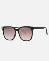 نظارة شمسية للجنسين باللون الأسود