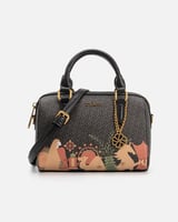 شنطة نسائية بتصميم أنيق بلون أسود