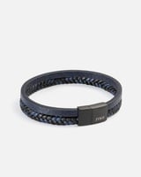 اسوارة رجالية بلون أزرق و أسود