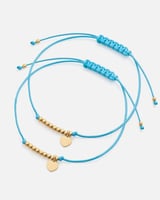 اسوارة مميزة بخيط بلون أزرق