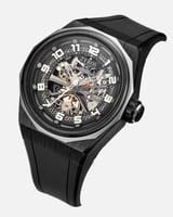ساعة رجالية متفردة باللون الأسود