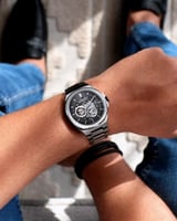 ساعة اتوماتيك رجالية ستيل بلون رمادي