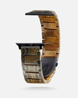 سوار ساعة آبل من الخشب بتصميم أنيق