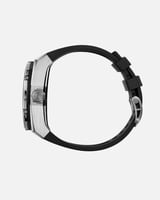 ساعة رجالية بسير ربل بلون أسود