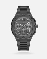 ساعة رجالية ستيل باللون الرمادي