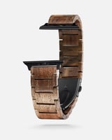 سوار ساعة آبل من الخشب بتصميم أنيق