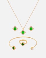 طقم اكسسوارات اطفال بلون ذهبي