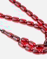 سبحة بكلايت بتصميم فاخر بلون احمر