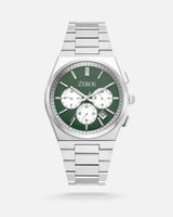 ساعة رجالية بسير ستيل بلون فضي