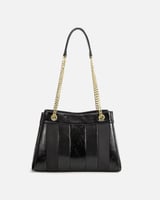 ‎ شنطة نسائية كلاسيكية بلون أسود