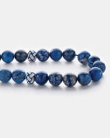 سبحة من الحجر الطبيعي لازورد