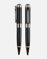 قلم رجالي كلاسيك بلون أسود و فضي