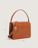 شنطة نسائية أنيقة بلون بني