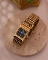 ساعة نسائية بسير ستيل بلون ذهبي