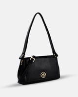 ‎ شنطة نسائية بتصميم عصري بلون أسود