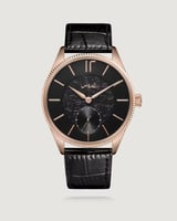 ساعة رجالية كلاسيك بلون أسود