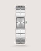 ساعة لقى النسائية ستيل بلون فضي